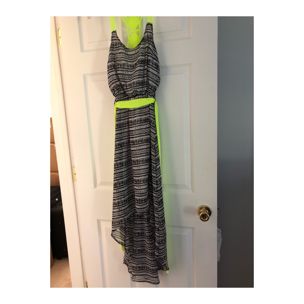 Princess Vera Wang high- low maxi dress